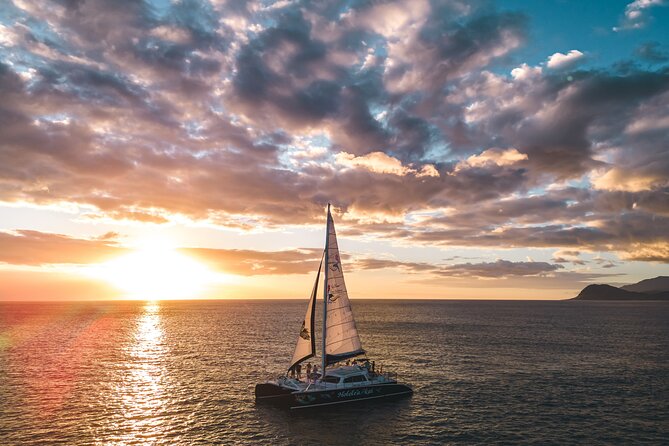 2-Hour Oahu Sunset Catamaran Sail - What the 53-foot catamaran feels like underway