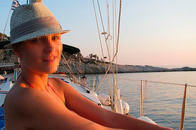 3 hours Neos Marmaras: Day or Sunset Sailing Tour Coves & Islands - One hour around Kelifos Island