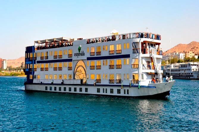4-Day Nile Cruise sails Aswan to Luxor&Abu Simbel.Hot air Balloon - Day one: High Dam views and island Philae