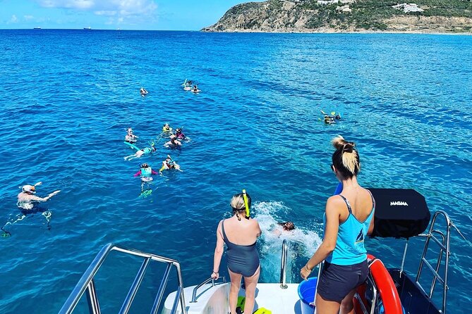 5 Hour Luxury Catamaran Day Sail in Sint Maarten on The Phoenix - Sailing along the coast toward Little Bay