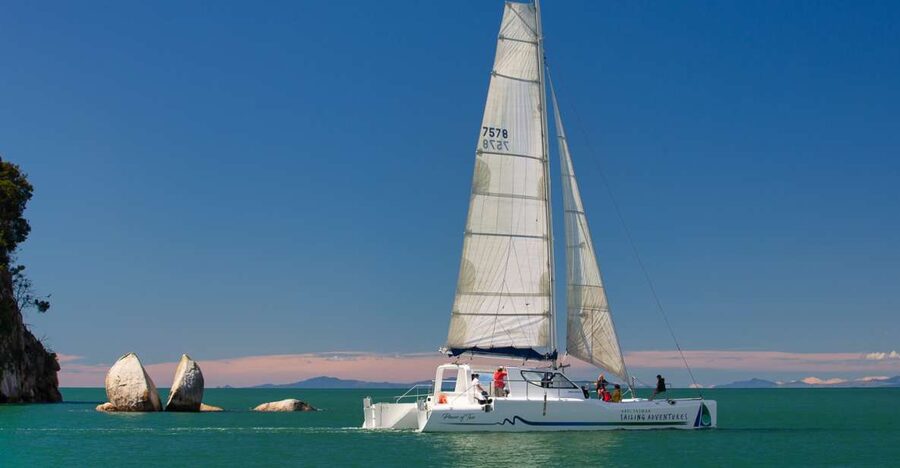 Abel Tasman National Park: Day Sailing Adventure with Lunch - Sailing through coves, islands, and golden beaches