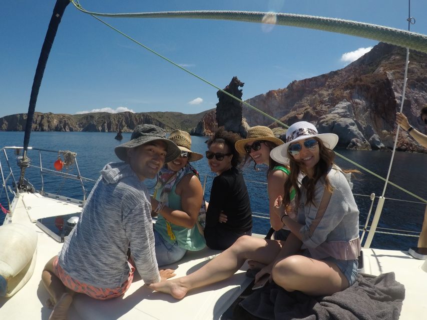 Adamantas: Milos Sightseeing Sailboat Cruise - Sykia Cave, reached through a rock passage
