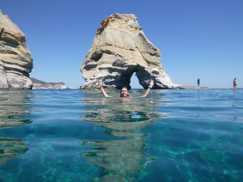 Adamantas: Milos Sightseeing Sailboat Cruise - Food, drinks, and the social side