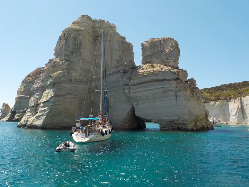 Adamantas: Milos Sightseeing Sailboat Cruise - Weather can rewrite the entire day