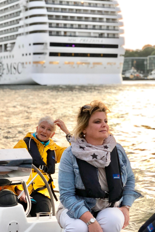 "After Work" - Sailing-Yacht Cruising Event, Hamburg/Elbe - The Airbus factory and Mühlenberger Loch