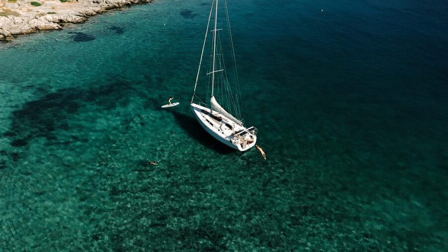 Agios Nikolaos: Golden Hour Sailboat Tour with Wine & Snacks - Setting sail from Agios Nikolaos Marina