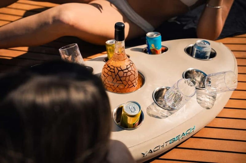 Agios Nikolaos: Sailing Trip Catamaran Lunch and Water Toys - Who will enjoy this most?
