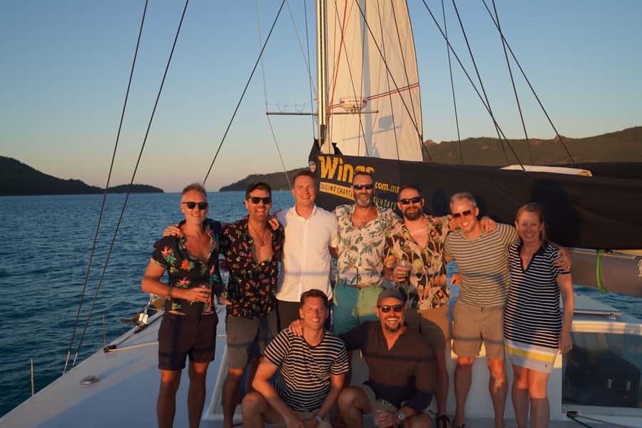 Airlie Beach: BYOB Sunset Sail in Style Catamaran Cruise - Sailing around Airlie Beach after the welcome