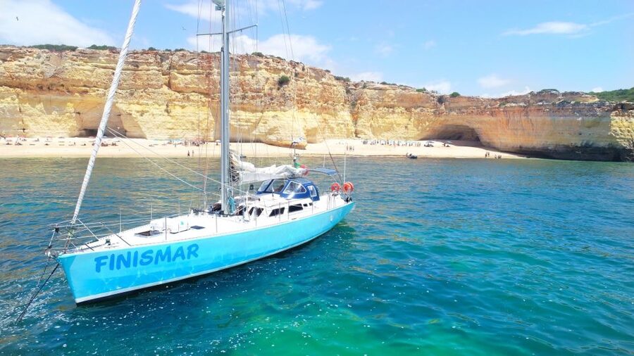 Albufeira: Sailing Boat Cruise BBQ & Open Bar on the Beach - The beach stop and freshly cooked BBQ