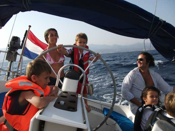 Always private 4 hour - Sail- dolphin Yacht Charter-paddle - Leaving Estepona port on a private yacht