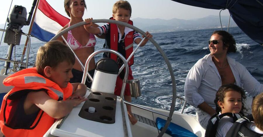 Always private 4 hour - Sail- dolphin Yacht Charter-paddle - What real sailing feels like off Estepona