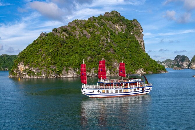 Amazing Sails Cruise - Bai Tu Long Bay Day Tour - Cabin Included - Leaving Hanoi by limousine at 7:00