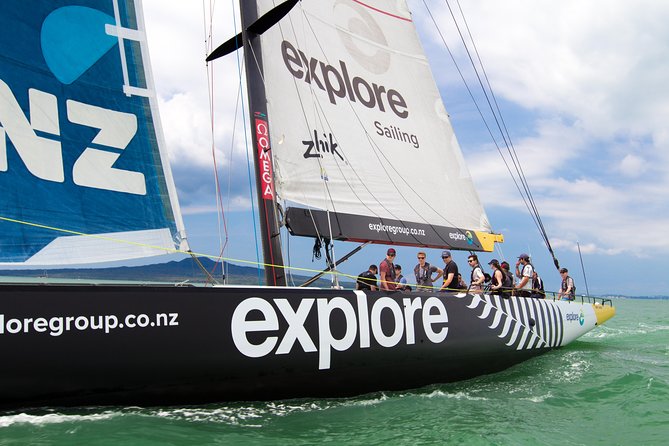 America's Cup Sailing on Auckland's Waitemata Harbour - Taking the helm or working the sails
