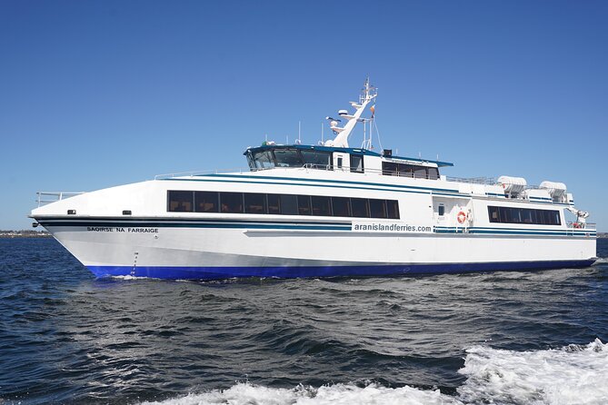 Aran Islands and Cliffs of Moher Day Cruise sailing from Galway City Docks - What the boat ride is really like