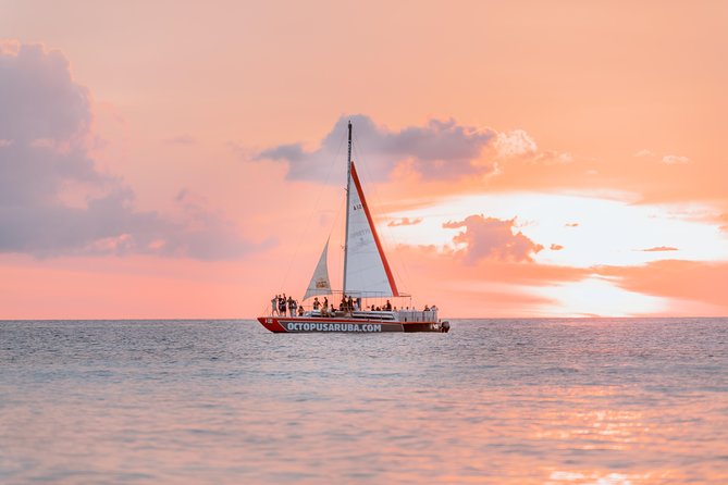 Aruba Happy Hour Sunset Sail with Savory Bites and Cocktails - Key points at a glance