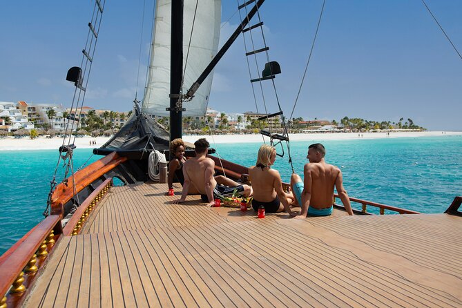 Aruba Jolly Pirate Afternoon Sail with Snorkeling - The Antilla shipwreck and its 60-foot view