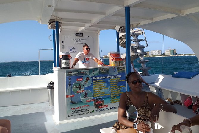 Aruba Sunset Sail Cruise Aboard The Dolphin Catamaran - Sunset over Aruba’s north coast