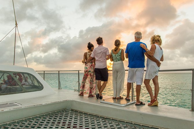 Aruba Sunset Sail with Appetizers and Open Bar - Watching Palm Beach turn gold and pink