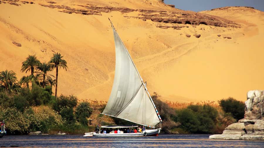 Aswan Private Felucca Ride: Sail Around Elephantine Island. - The best time and mood for the ride
