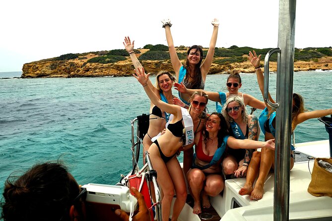 Athens Riviera Catamaran tour with fresh Meal Drinks and Swimming - Choosing morning light or the golden hour