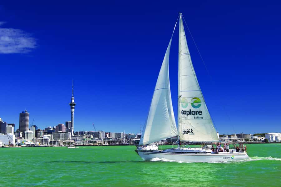 Auckland Harbour 1.5-Hour Sailing Cruise - Westhaven Marina, Devonport, and the City Skyline