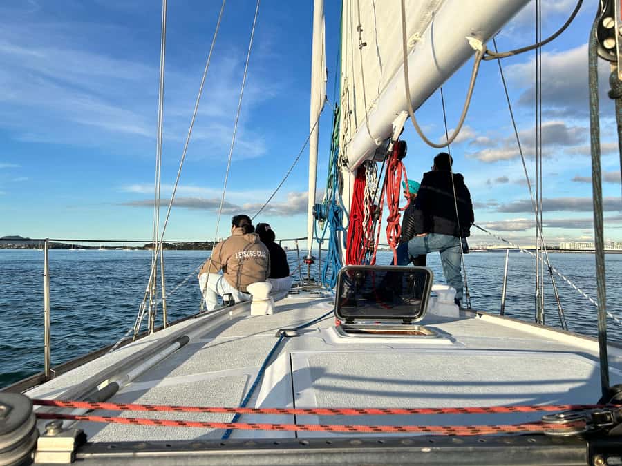 Auckland Harbour 1.5-Hour Sailing Cruise - Coffee, Hot Chocolate, and Weather Protection