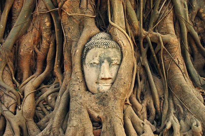 Ayutthaya Bicycle Tour, ATV, Floating Market and Sunset Sail - The ATV route through four old temple sites