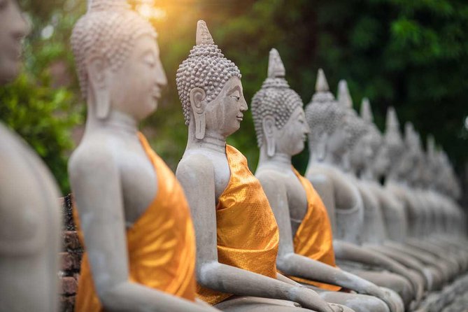 Ayutthaya Bicycle Tour, ATV, Floating Market and Sunset Sail - Sunset from Wat Chaiwatthanaram Pier
