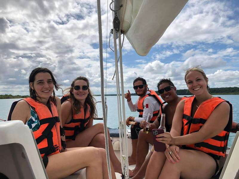 Bacalar: Group Sailing Trip with Swimming and Drinks - Pirate Canal: history, photos, and a swim