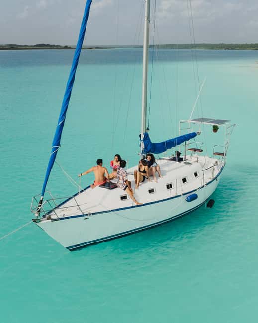 Bacalar Lagoon Sailing Tour with Open Bar and Mexican Lunch - Setting out from Balneario Sindicato Semarnat