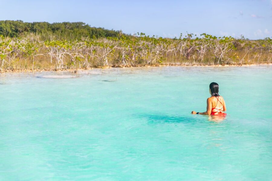 Bacalar: Private Sailboat Tour with Lagoon Swimming - Canal de los Piratas and the quieter south end