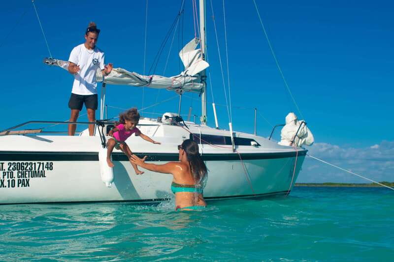 Bacalar: Private Sailboat Tour with Lagoon Swimming - Taking the helm, or choosing extra water time