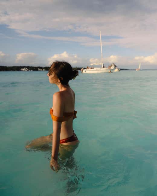 Bacalar: Shared Sunset Sailboat Tour - Three swim stops and time to slow down