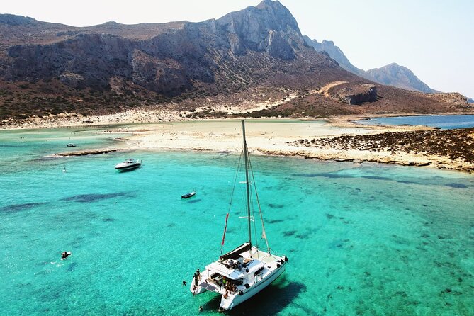 Balos & Gramvousa Luxury Catamaran Sailing Cruise from Kissamos - Key points before you book