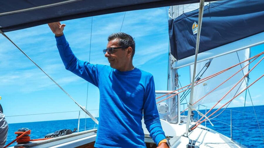 Barbados: Hands-On Sailing Adventure on a Sailing Yacht - The one-hour swim and snorkeling stop