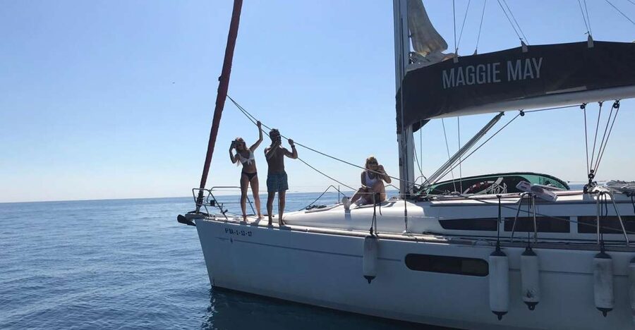 Barcelona: 2-Hour Sailboat Tour with Paddle Boarding - Leaving Port Olímpic for open water