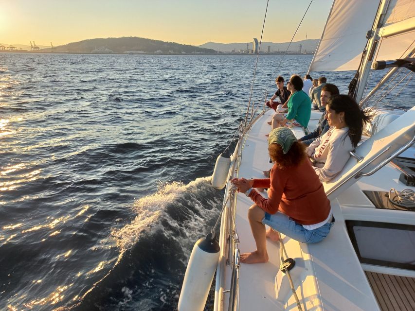 Barcelona: 2-Hour Sailboat Tour with Snacks and Drinks - Snacks, cava, wine, and the onboard mood