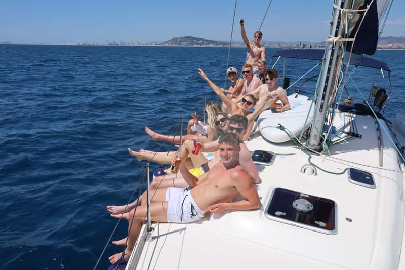 Barcelona 2h private sailing tour for 11 with local Skipper - The first 30 minutes: leaving Barcelona behind