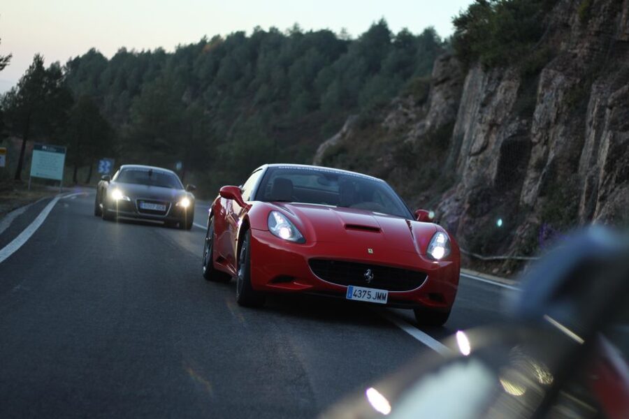 Barcelona: Ferrari Car Driving & Sailing Experience - Starting at Port Olimpic aboard Bombon