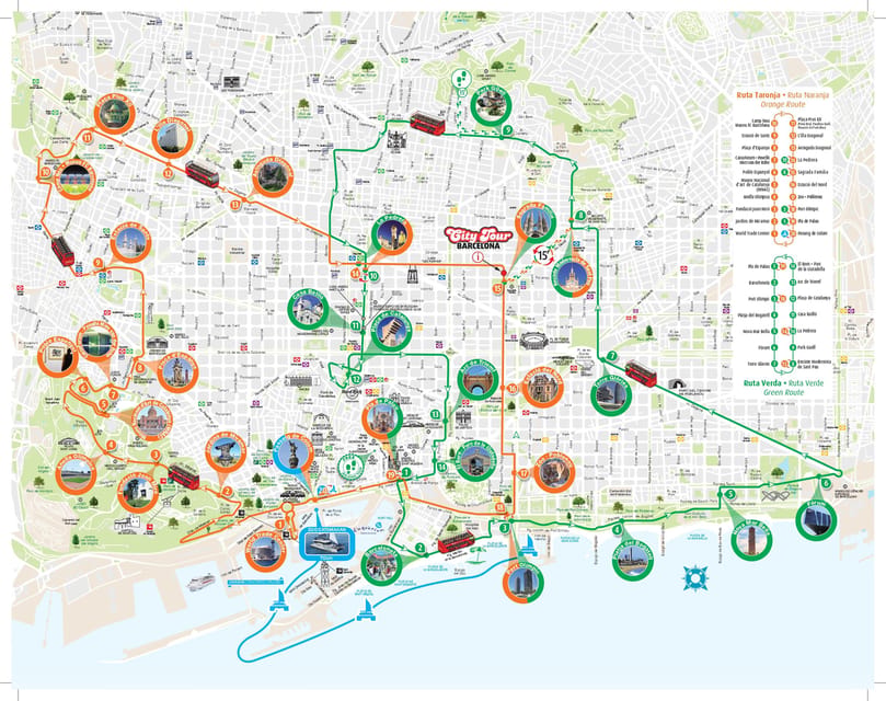 Barcelona: Hop-On Hop-Off Bus with Sailing Cruise - The Port Vell to Olympic Port cruise