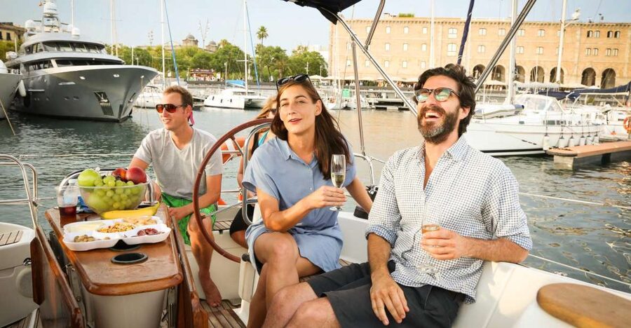 Barcelona: Light Brunch Sailing Experience with Drinks - A possible Mediterranean swim