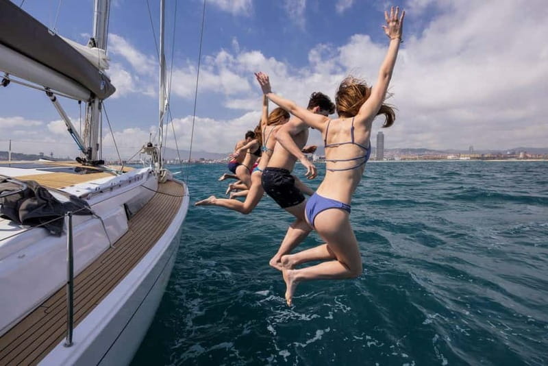 Barcelona: Luxury Sailing Experience from Port Olimpic - Barceloneta, the towers, and the skyline