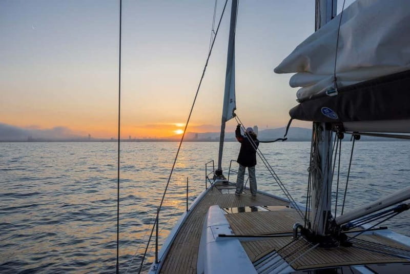 Barcelona: Luxury Sunset Sailboat Tour from Port Olimpic - Barcelona’s shoreline from the water