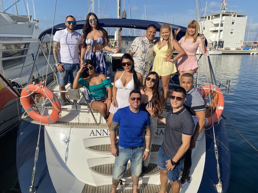 Barcelona: Private Luxury Sailing Tour - The swim stop in the Mediterranean