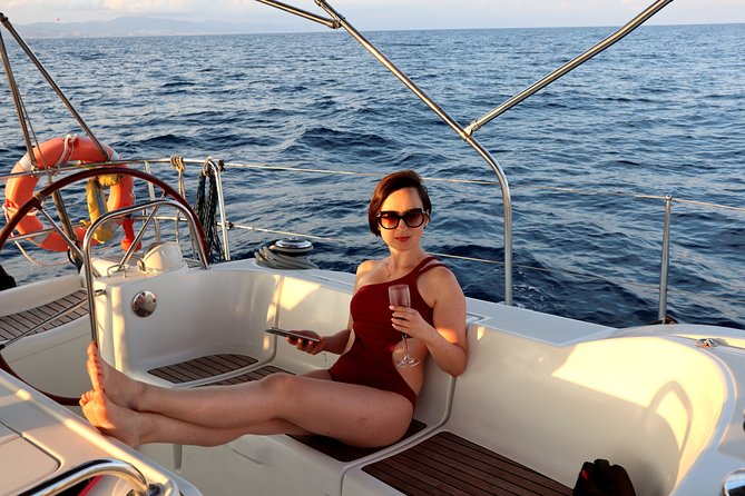 Barcelona Private Sailing Tour with Drinks for Family and Friends - Swimming, water toys, and rough-sea reality