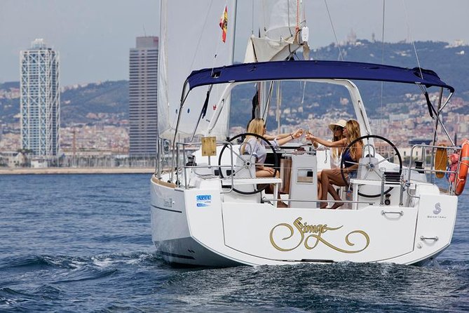 Barcelona Private Sailing with Open Bar & Snacks (max 9) - Leaving Port Olimpic with Barcelona behind you