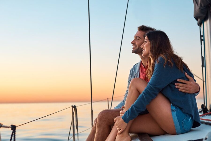 Barcelona: Romantic Private Sailing Tour - Leaving Port Olimpic for open water