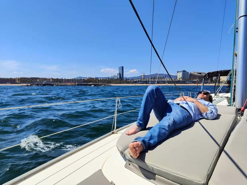 Barcelona Sailing Experience Luxury Boat w/Snacks & Drinks - Setting out from Port Olimpic