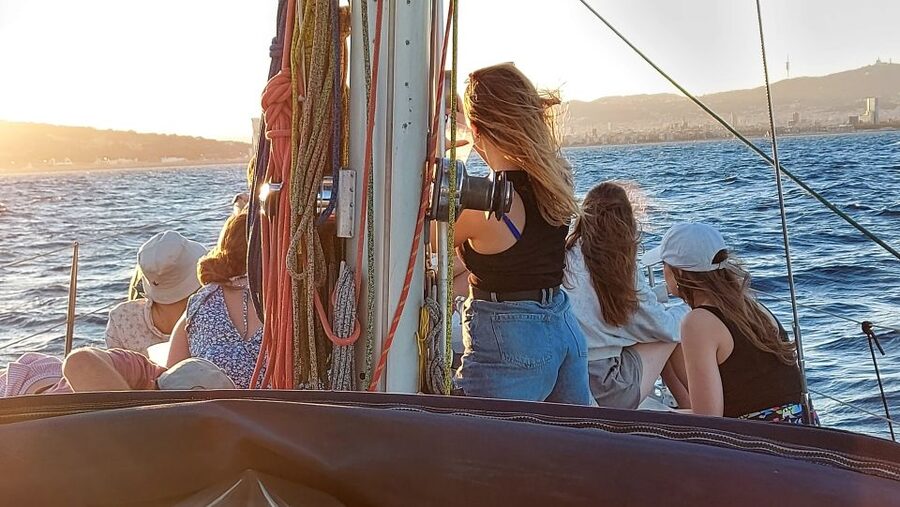 Barcelona Sailing Tour Drinks, snacks Swim & Stunning Views - Sailing past Barcelona’s best-known sights