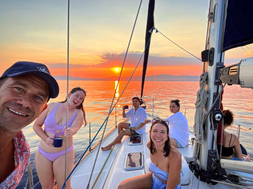 Barcelona: Sailing Tour with a Glass of Cava - Cava, snacks, and a possible swim